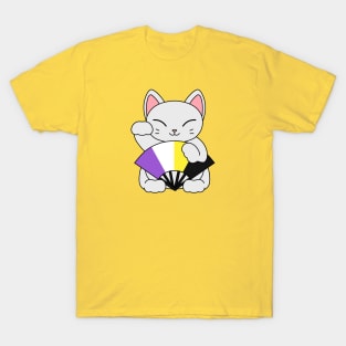 Non-binary Lucky Cat T-Shirt